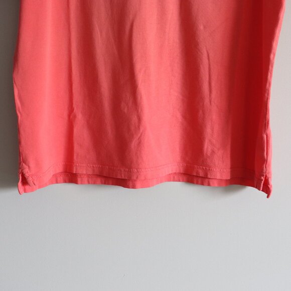 L.L. Bean Men's Sz M-R Salmon Polo Golf Stretch Pocket T-Shirt Short Sleeve Top - Picture 7 of 13